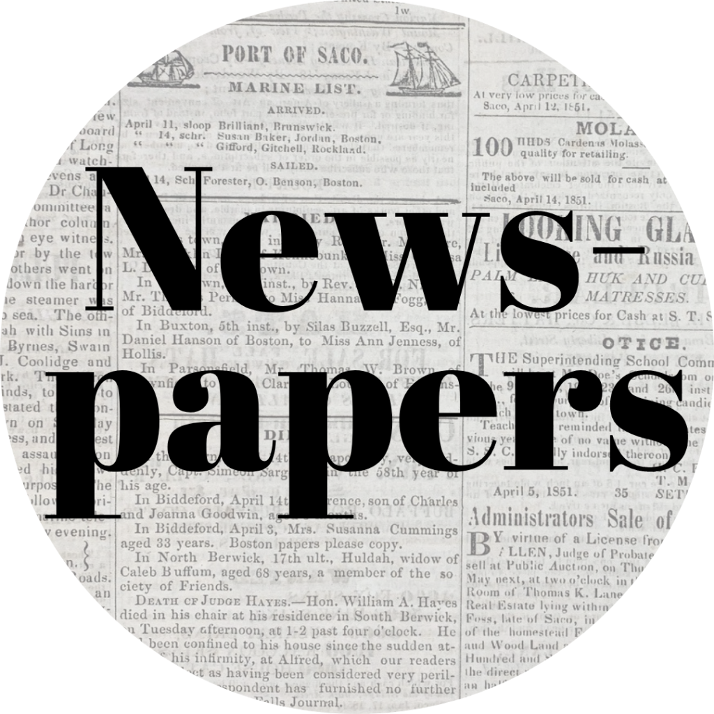 View and keyword search the digitized historic newspaper collection